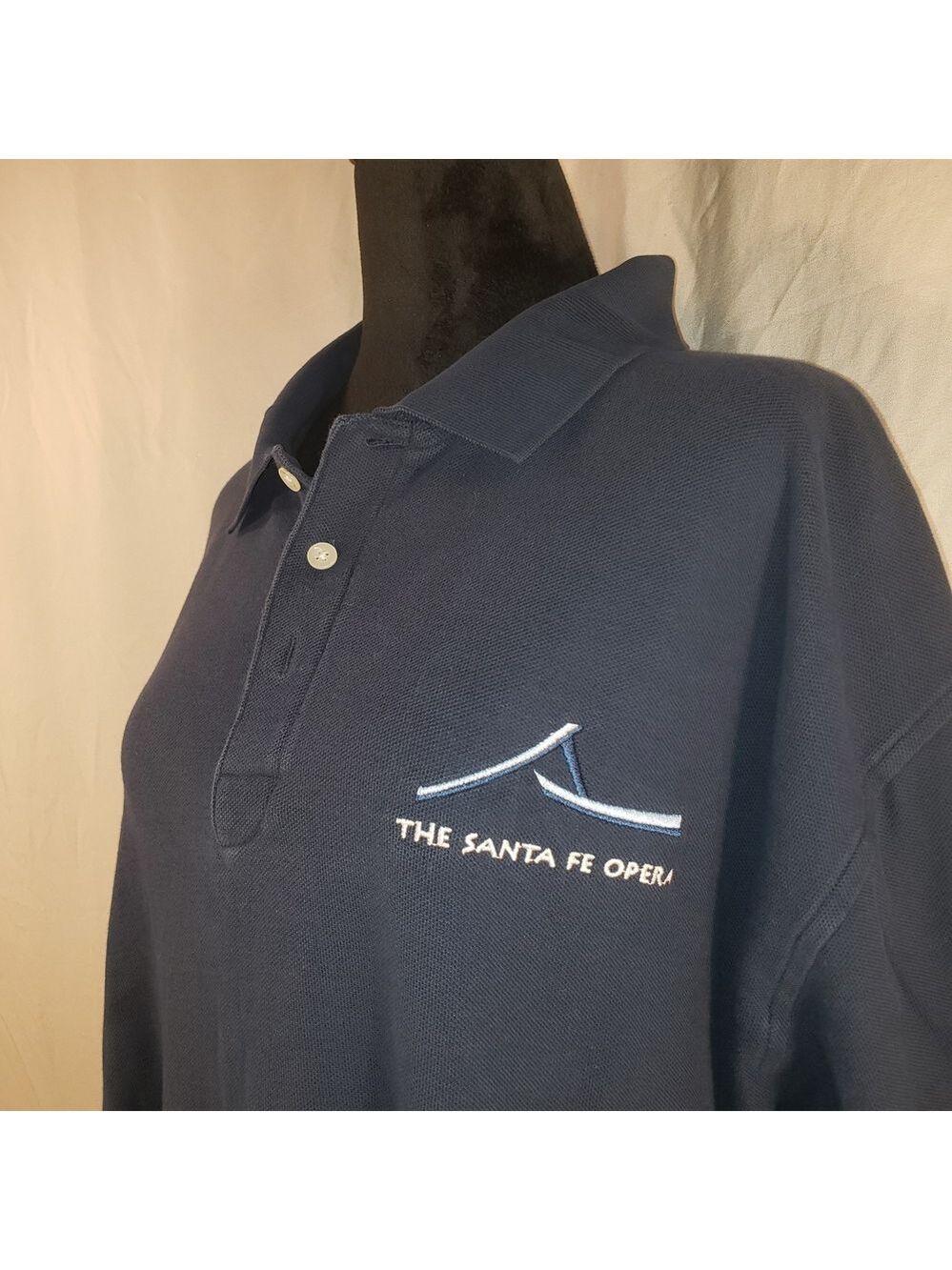 The Santa Fe Opera Navy Blue Men's Polo Shirt - 2XL